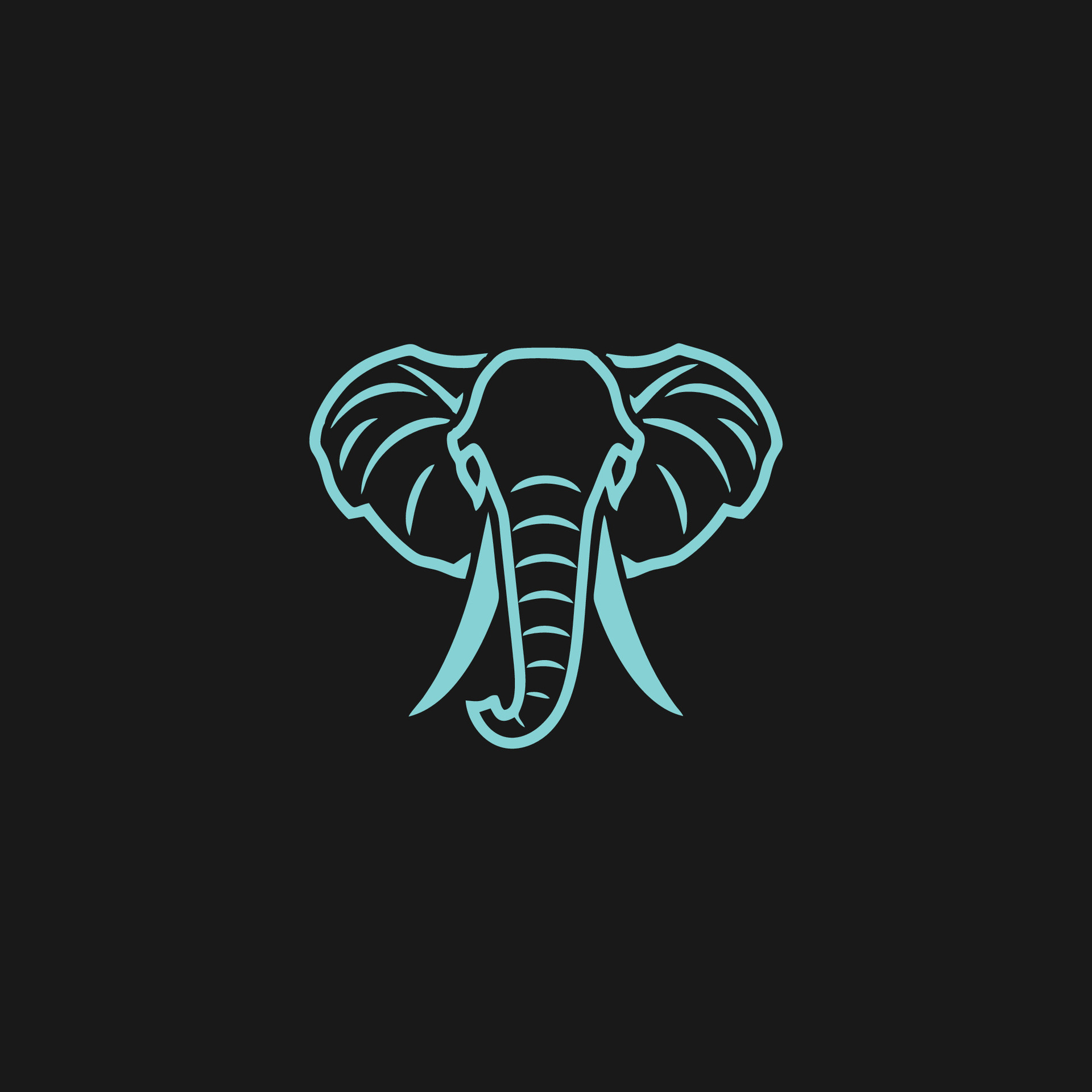 AI generated elephant logo style design Vector illustration of an ...
