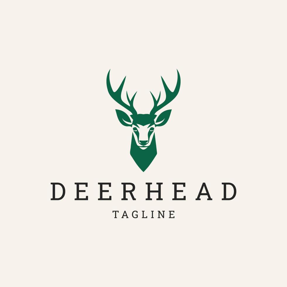 AI generated Deer logo vector icon design template