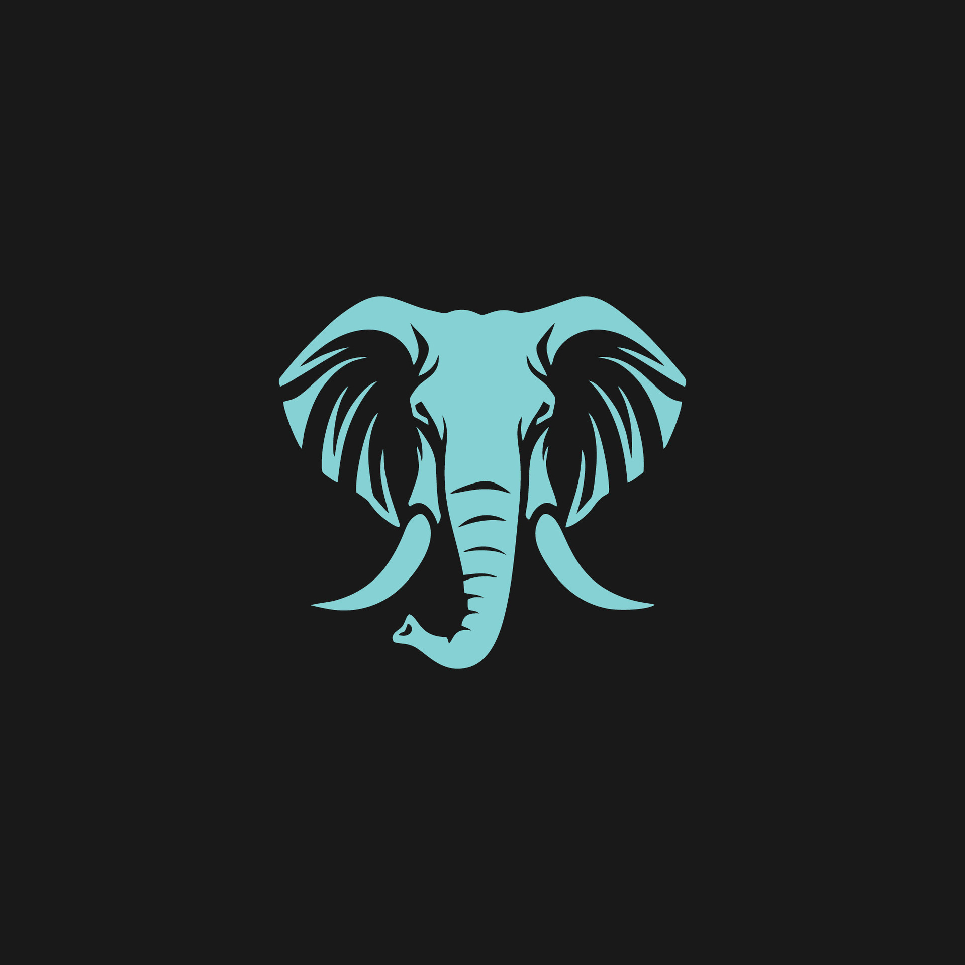 AI generated elephant logo style design Vector illustration of an ...