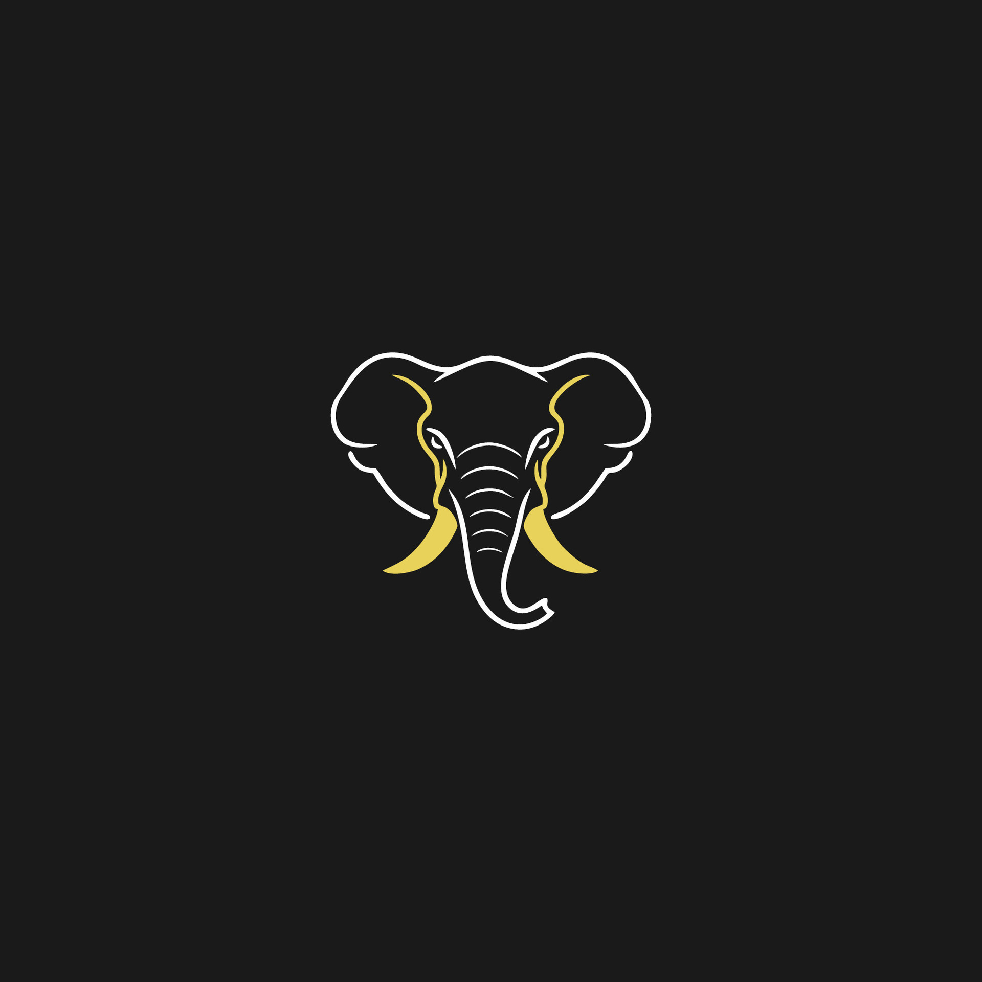 AI generated elephant logo style design Vector illustration of an ...