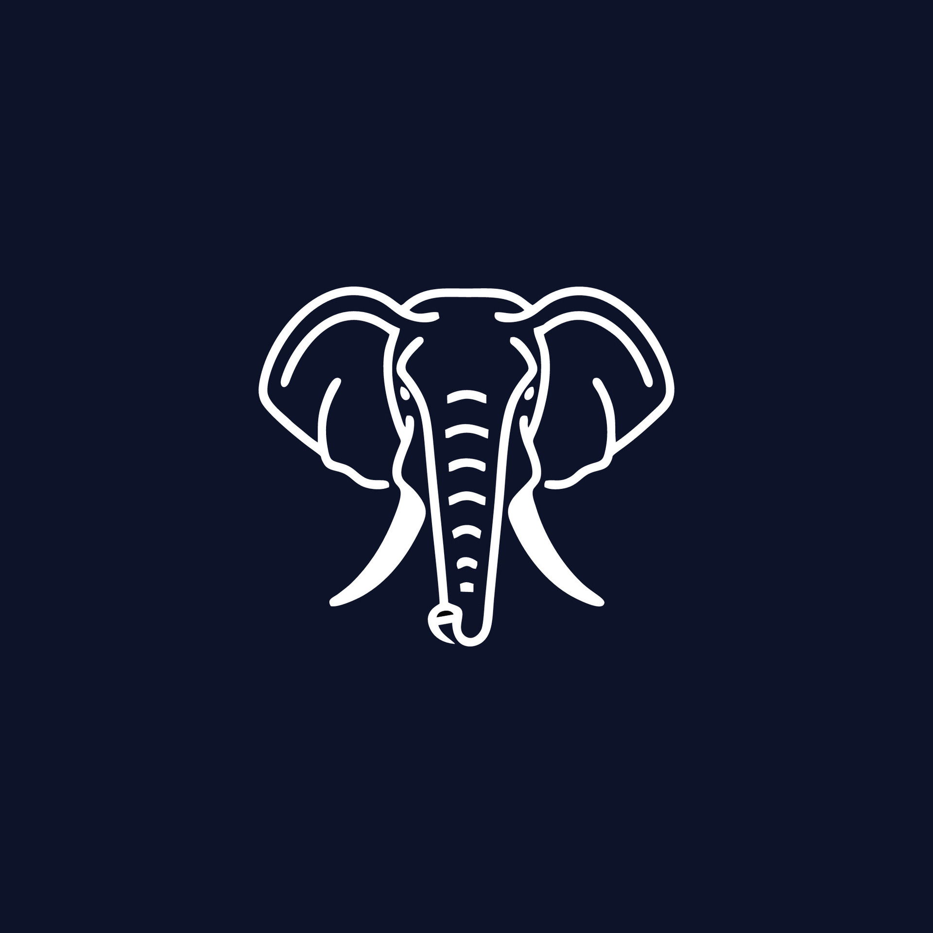 AI generated elephant logo style design Vector illustration of an ...