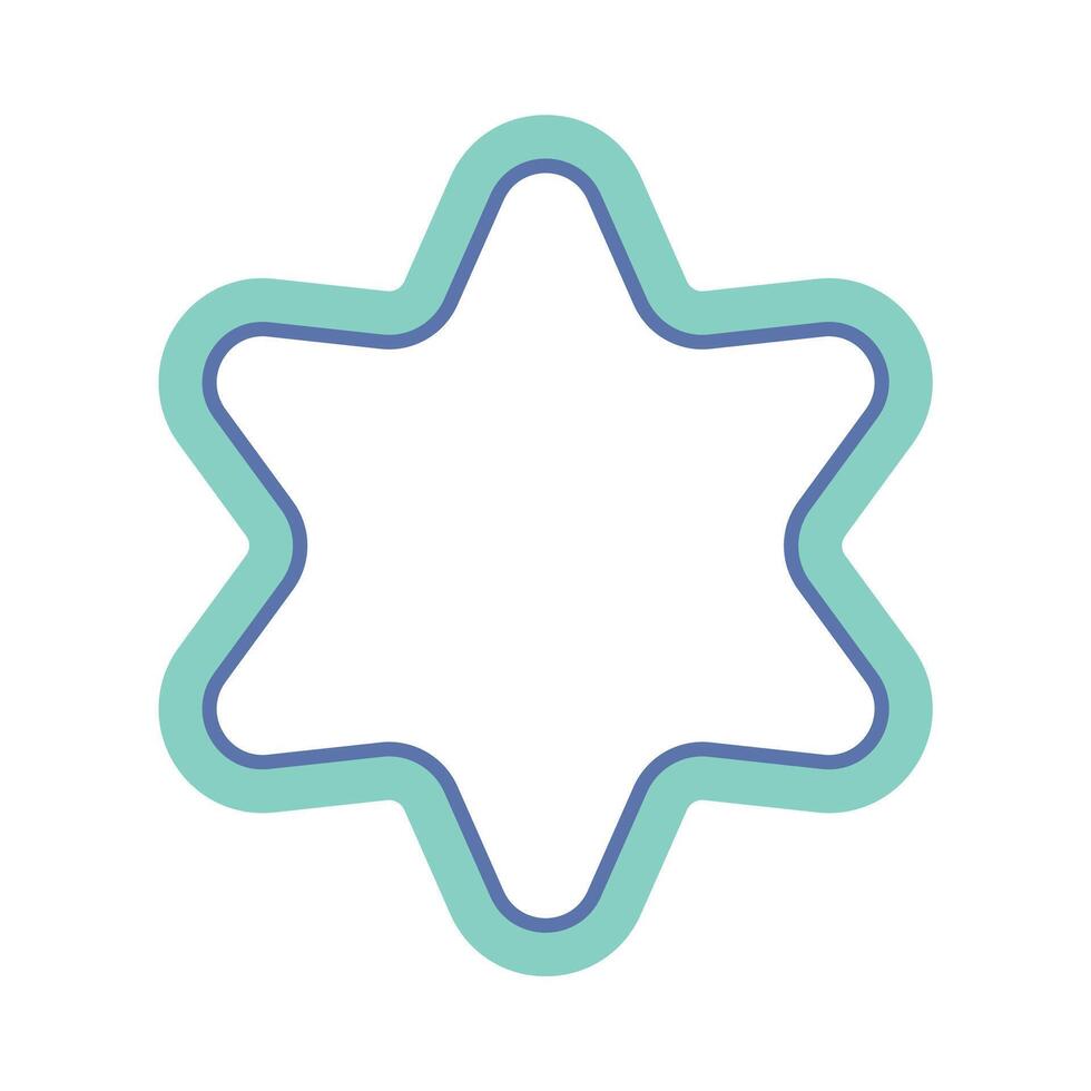 Cute scallop border frame element vector