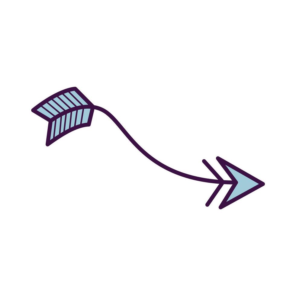 Arrow right icon. Colorful arrow for your web site design vector