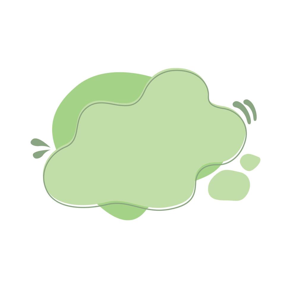 Modern abstract liquid shape. shapes with circles and dotted patterns vector