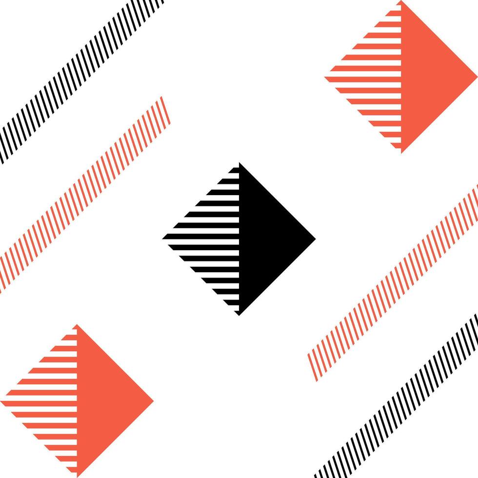 Abstract memphis geometric shape background vector