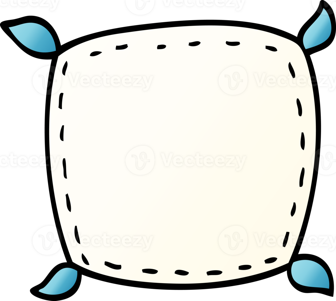cartoon doodle plain cushion png