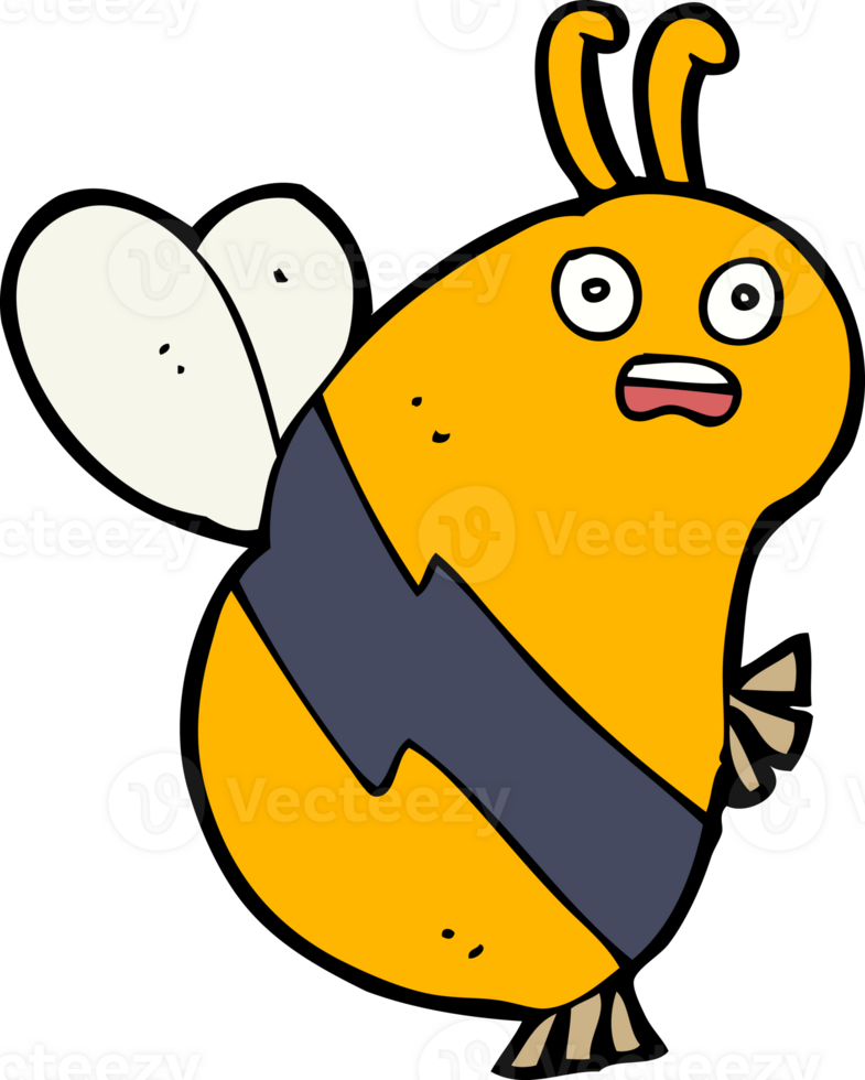 funny cartoon bee png