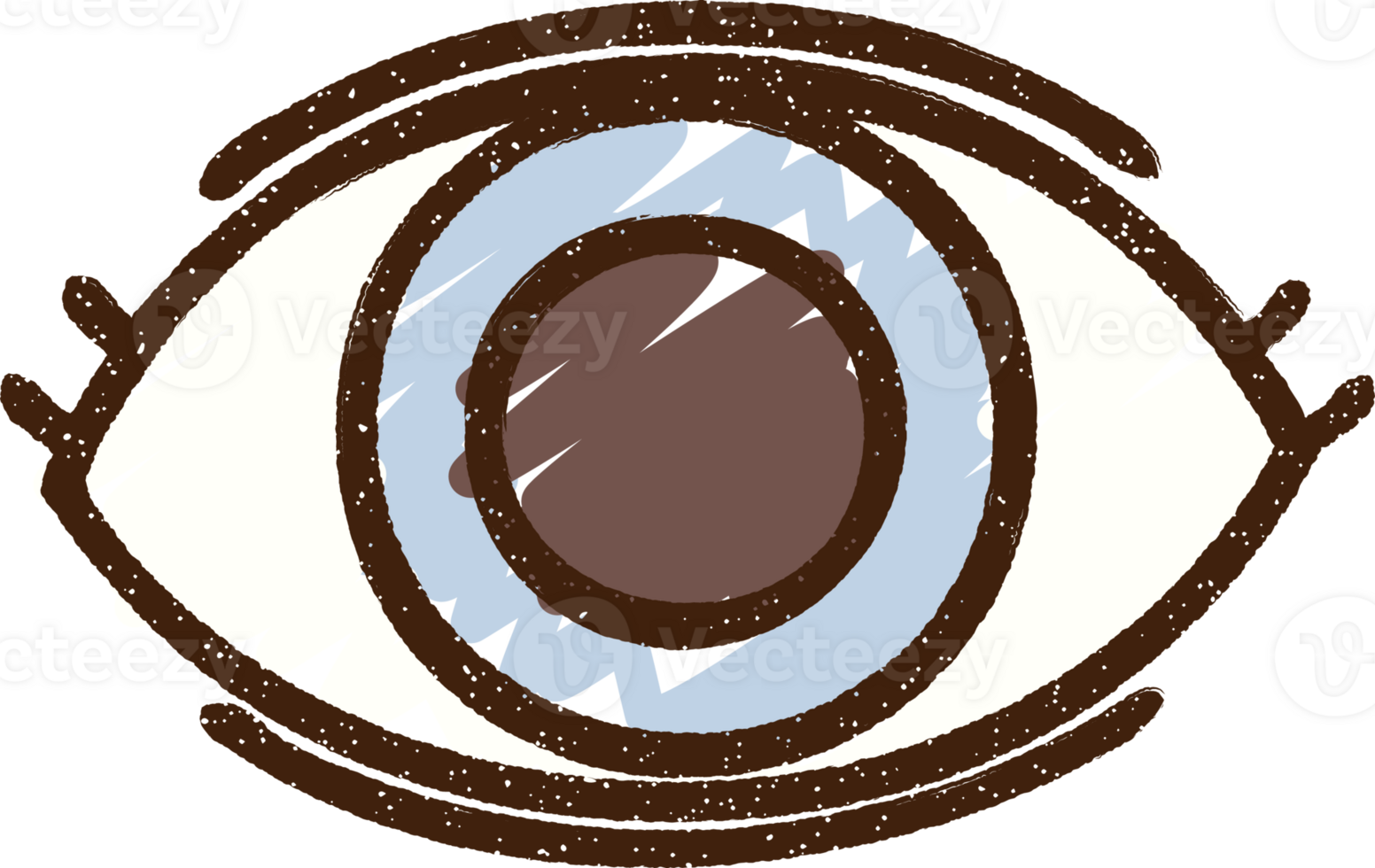 Eye Symbol Chalk Drawing png
