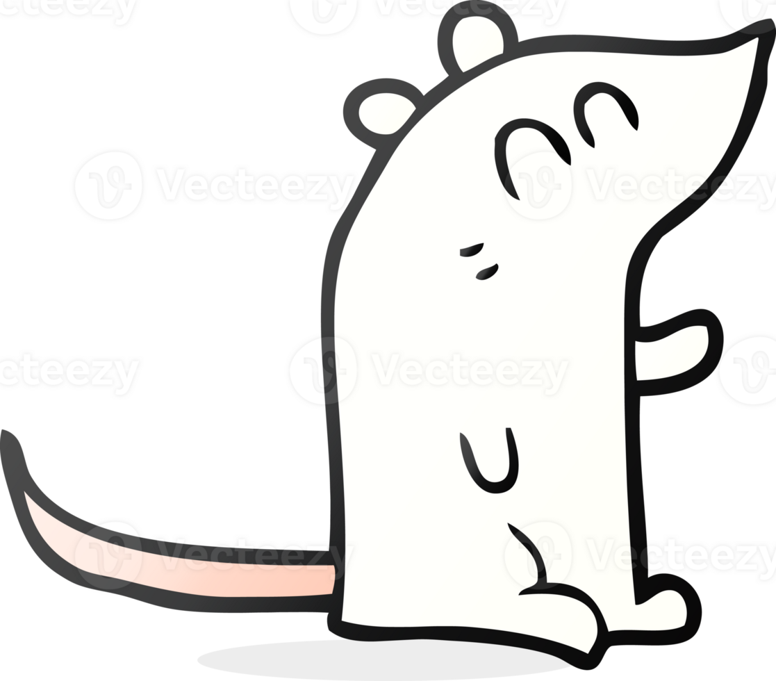 hand drawn cartoon mouse png