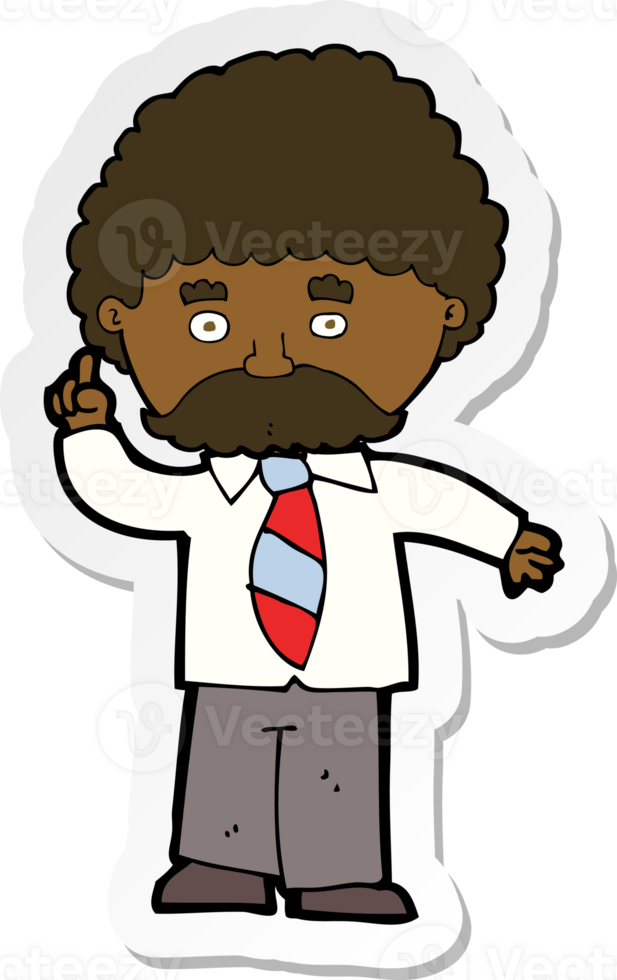 sticker of a cartoon teacher png