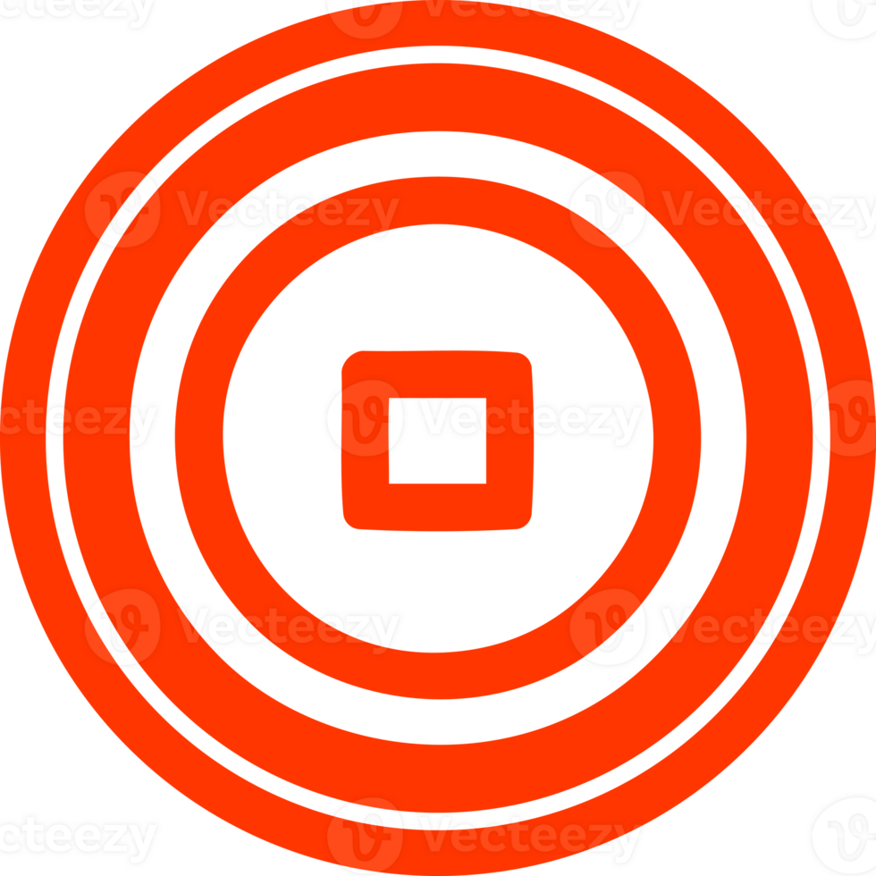 stop button circular icon symbol png