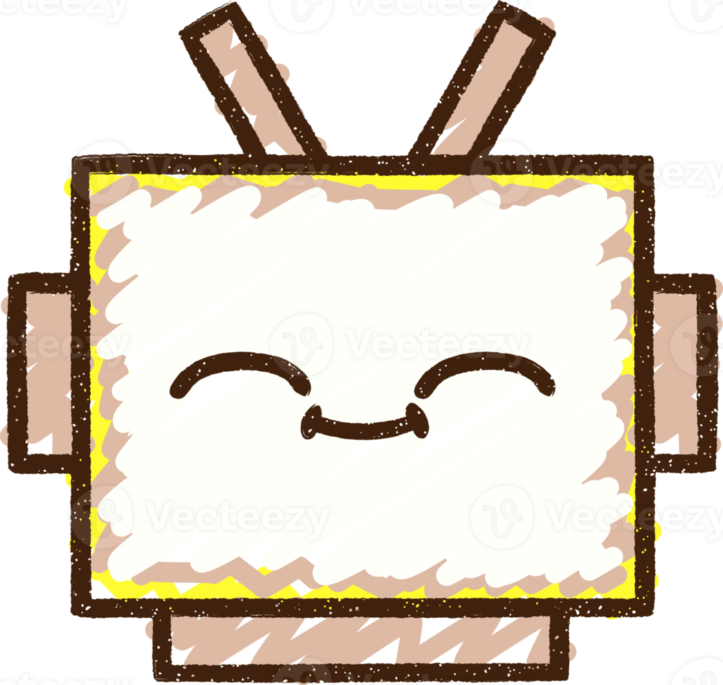 Robot Chalk Drawing png