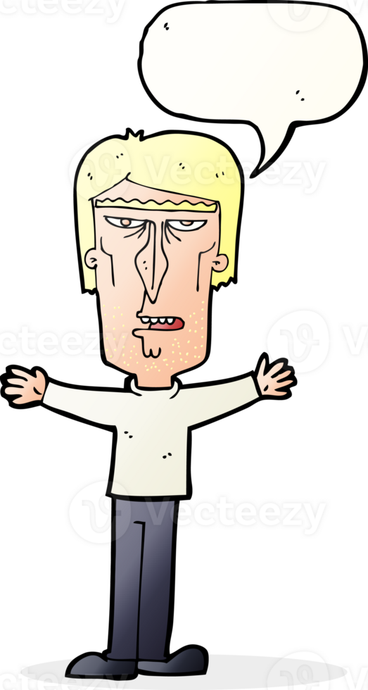 cartoon angry man with speech bubble png