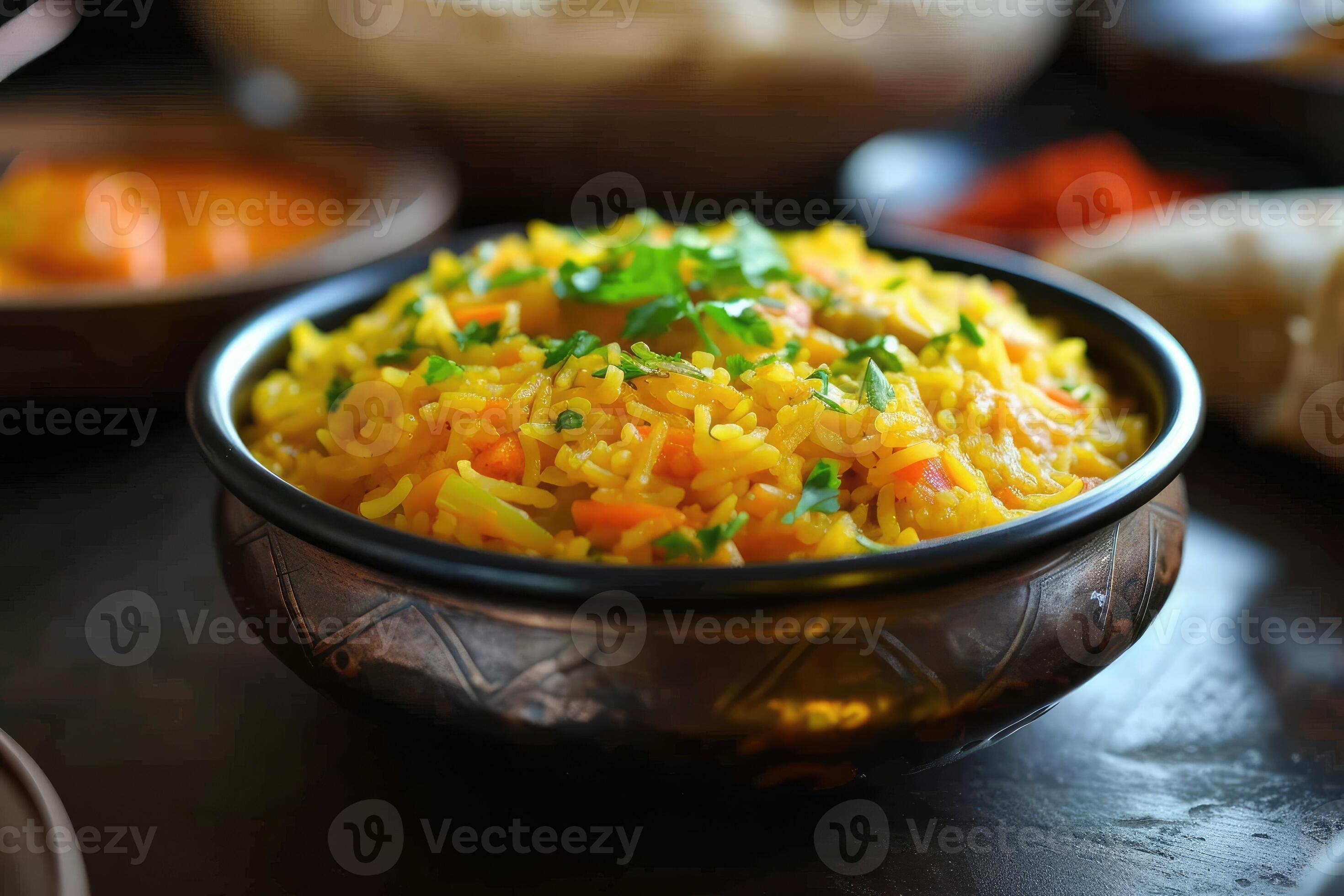 AI generated Khichdi or khichri is a dish in South Asian cuisine made ...
