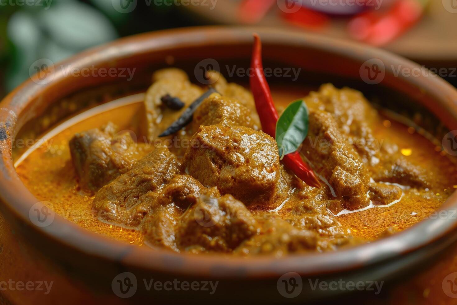 ai generado descubrir el riqueza, aromático cabra curry deleite gulai cámara. generativo ai foto