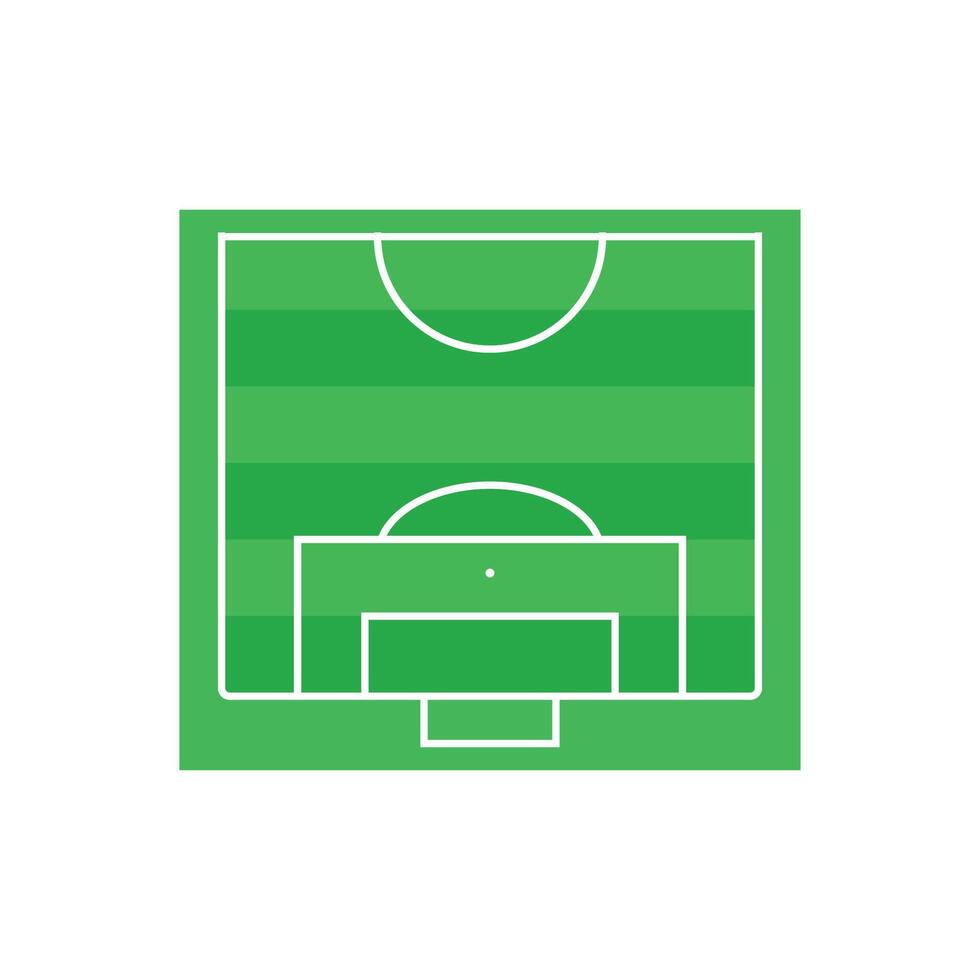 Templete board design vector for football field formation.