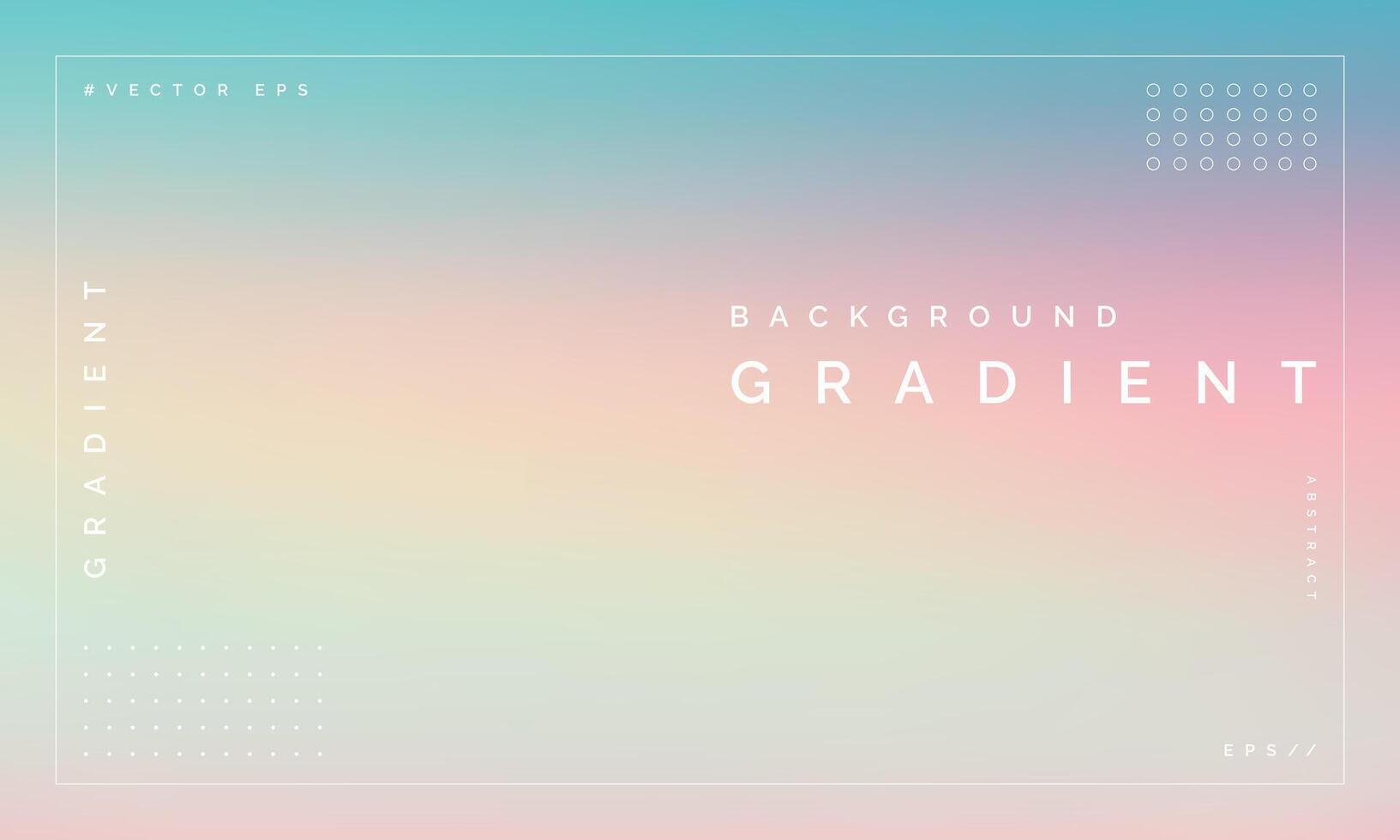 Minimal Pastel Tones in Raw Style Technicolor Gradient vector