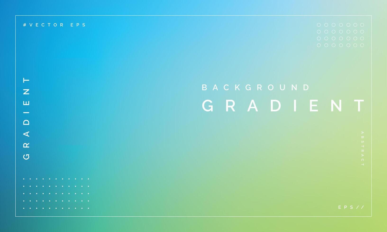 Subtle Blue to Green Gradient Fading Right to Left for Calm Visuals vector