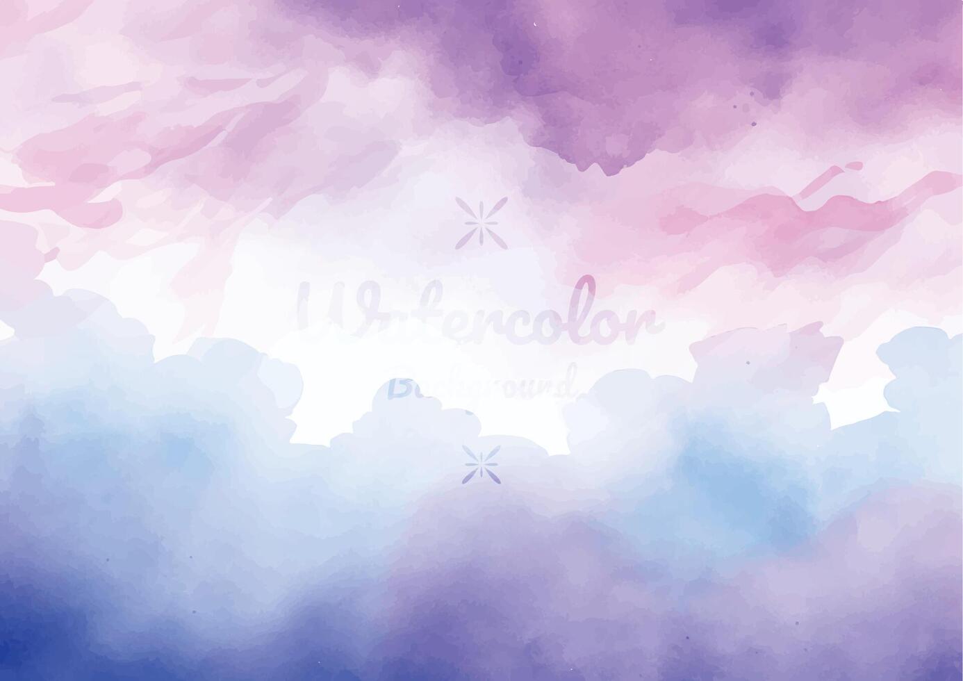 Modern Purple Watercolor Background vector