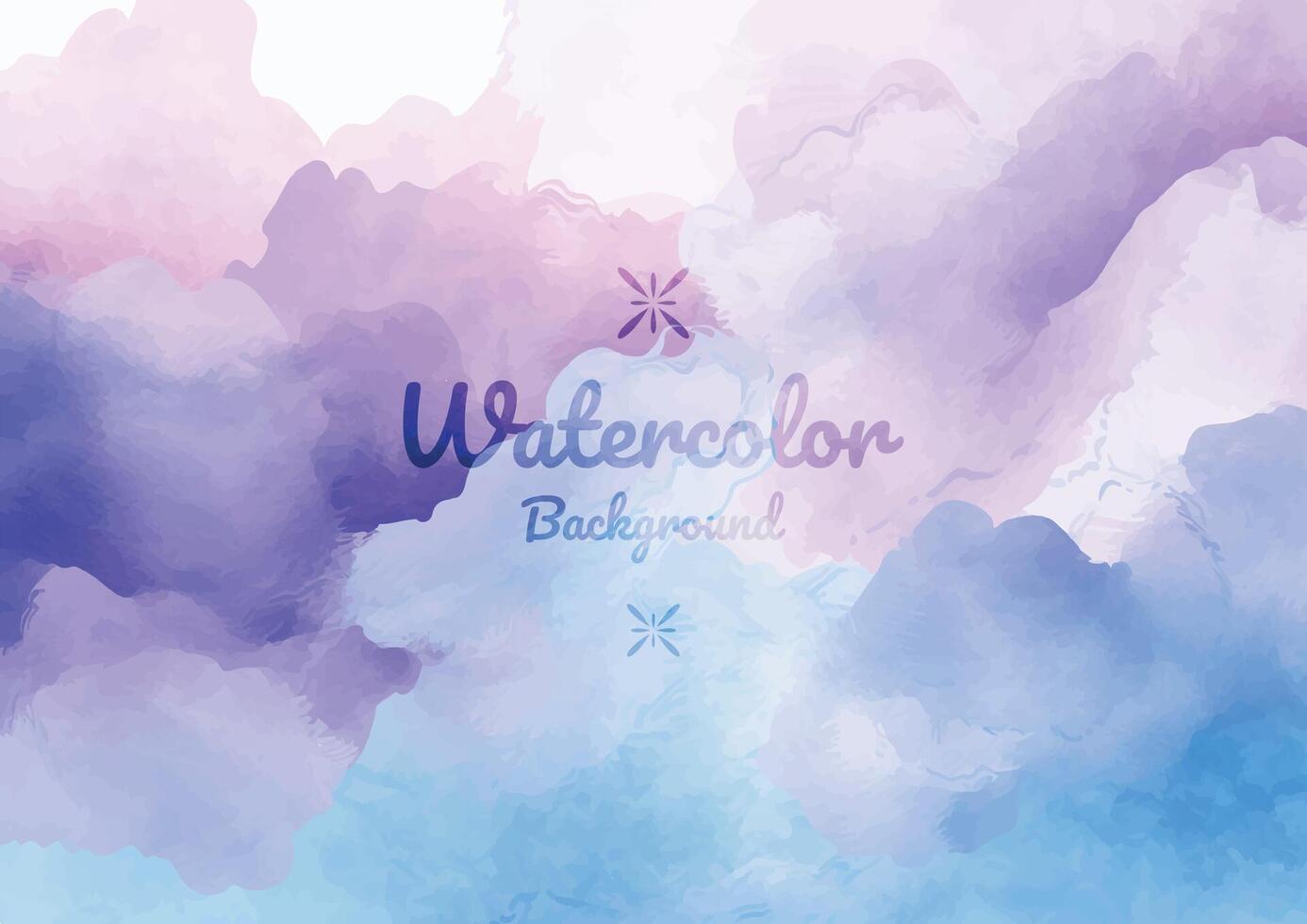Abstract Purple Watercolor Background vector