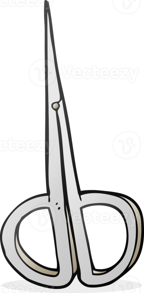 hand drawn cartoon nail scissors png
