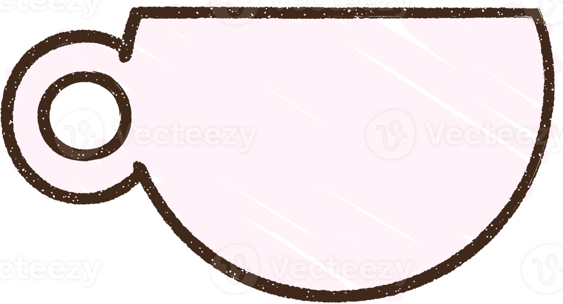 Cup Chalk Drawing png