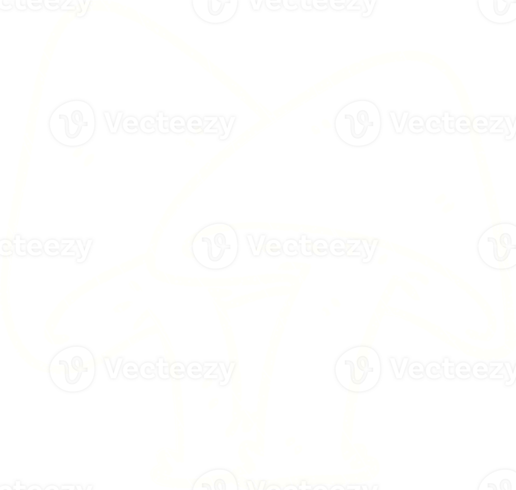 Mushrooms Chalk Drawing png