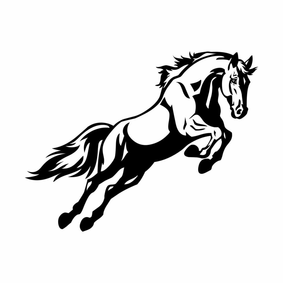 horse vector silhouette