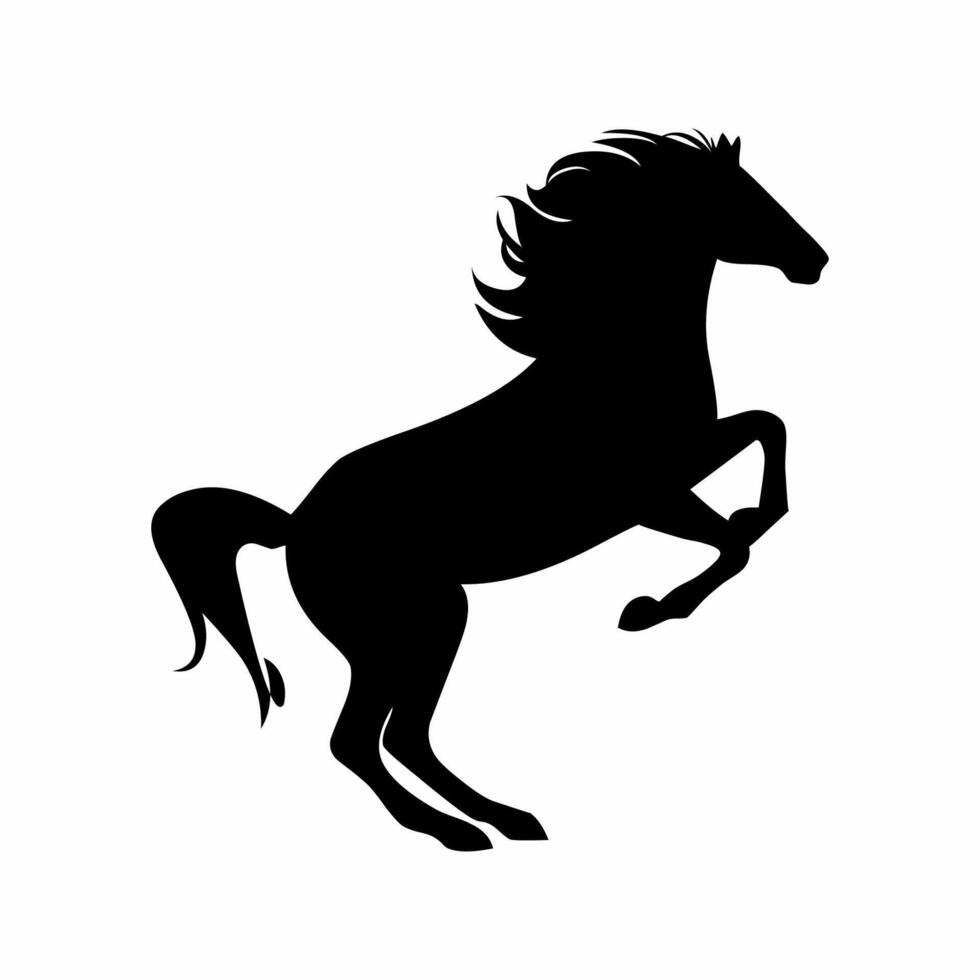 horse vector silhouette