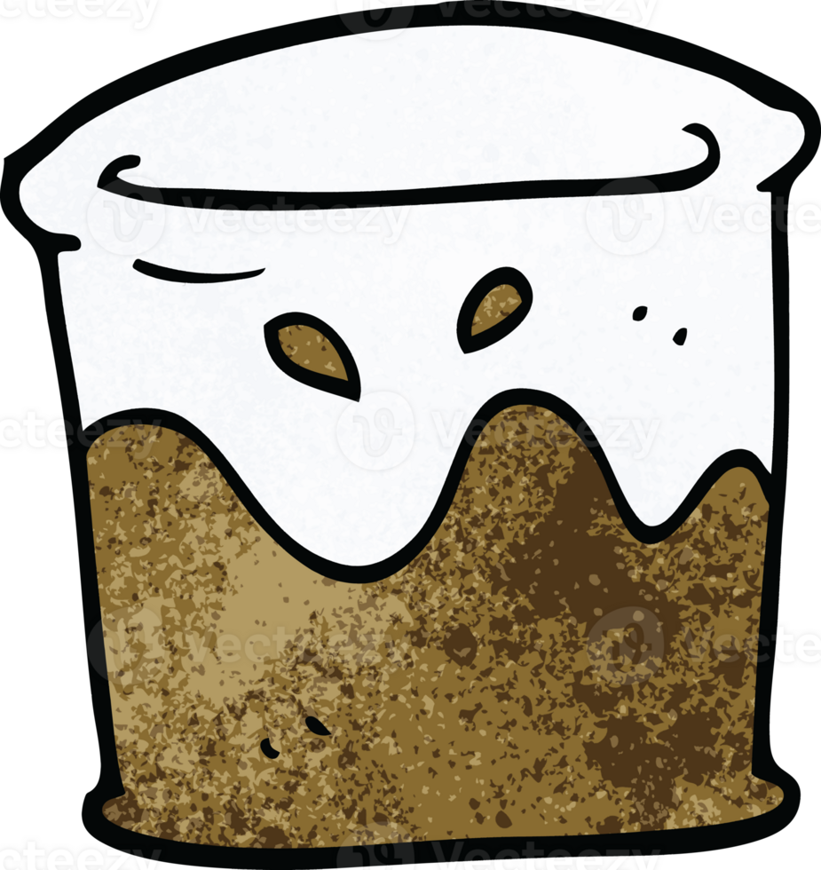 cartoon doodle drink in tumbler png