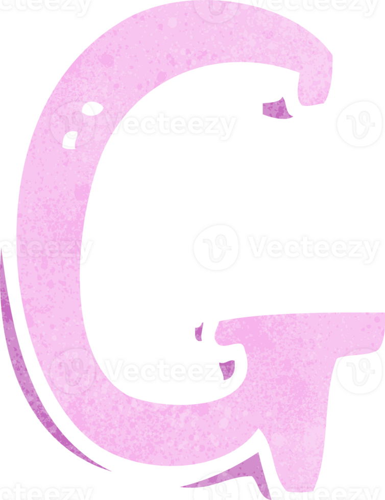 cartoon letter G png