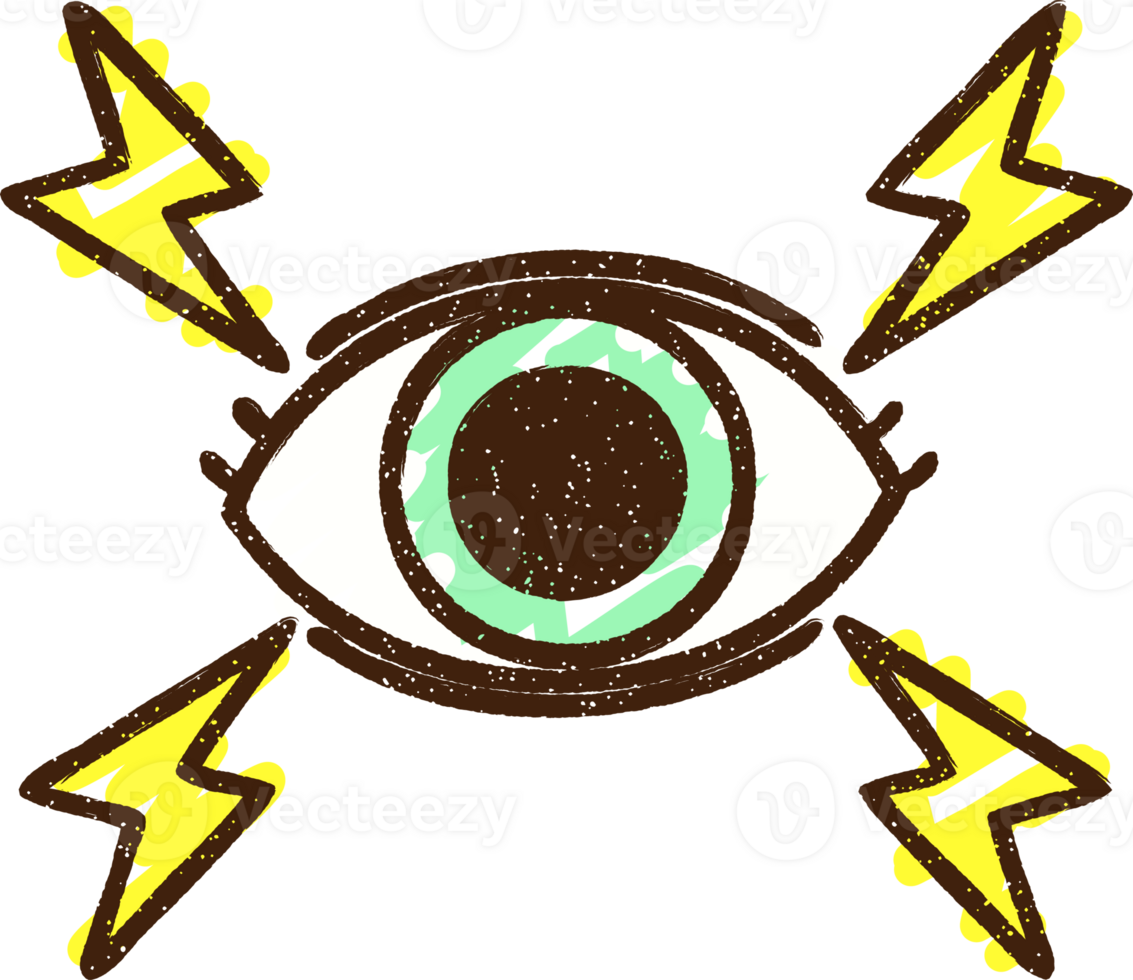 Occult Eye Chalk Drawing png