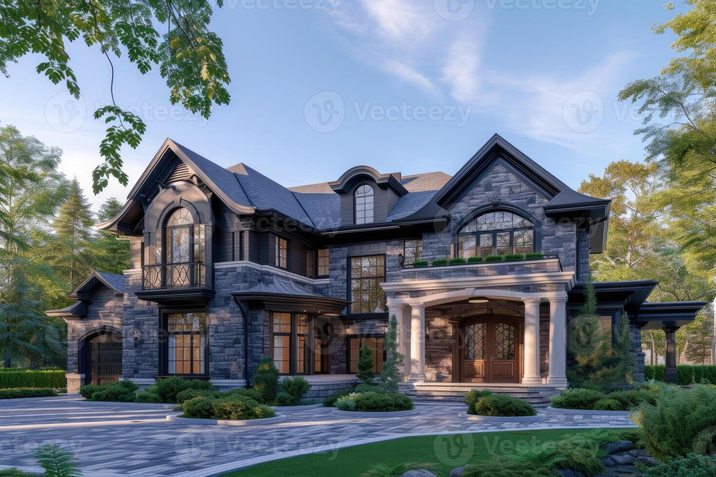 AI generated Traditional Style Home,generative ai photo