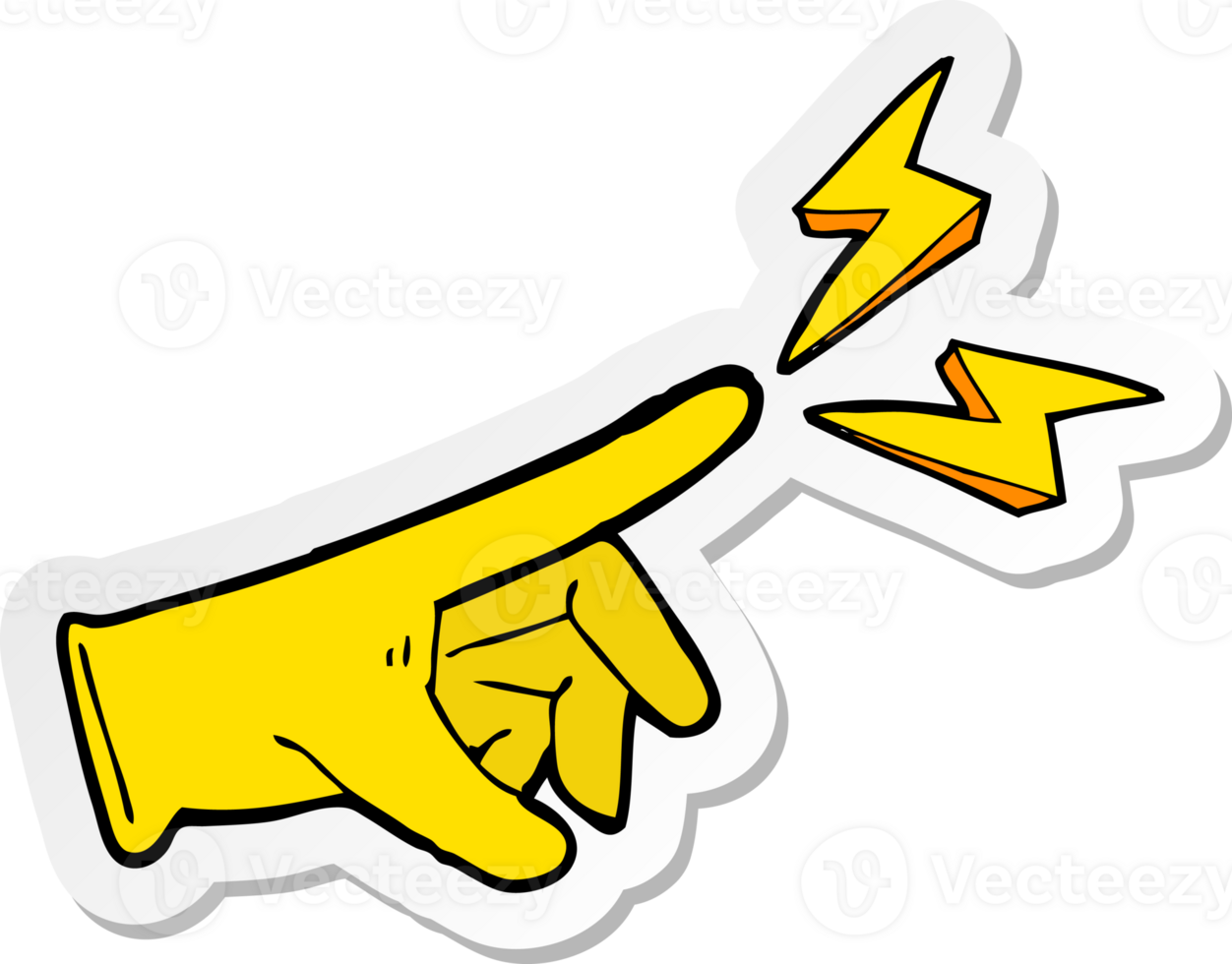 sticker of a cartoon rubber glove png