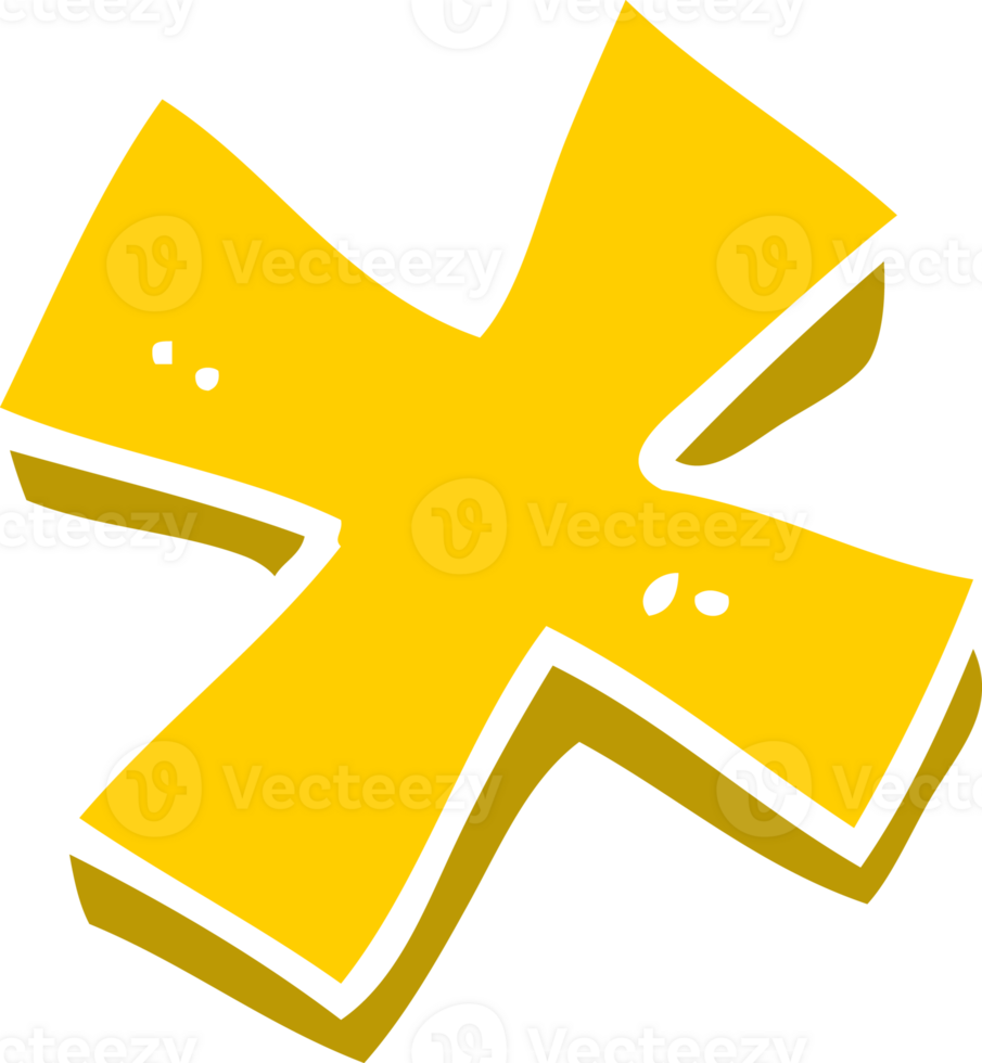 cartoon doodle multiplication symbol png