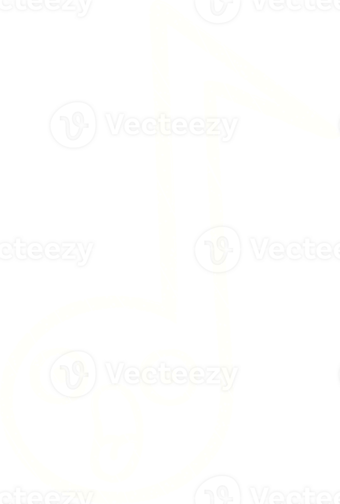 Music Note Chalk Drawing png