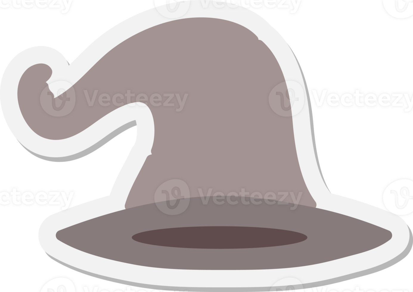 old wizard hat sticker png