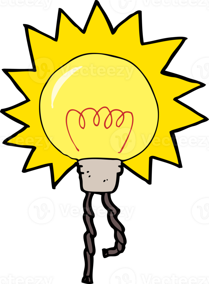 cartoon light bulb png