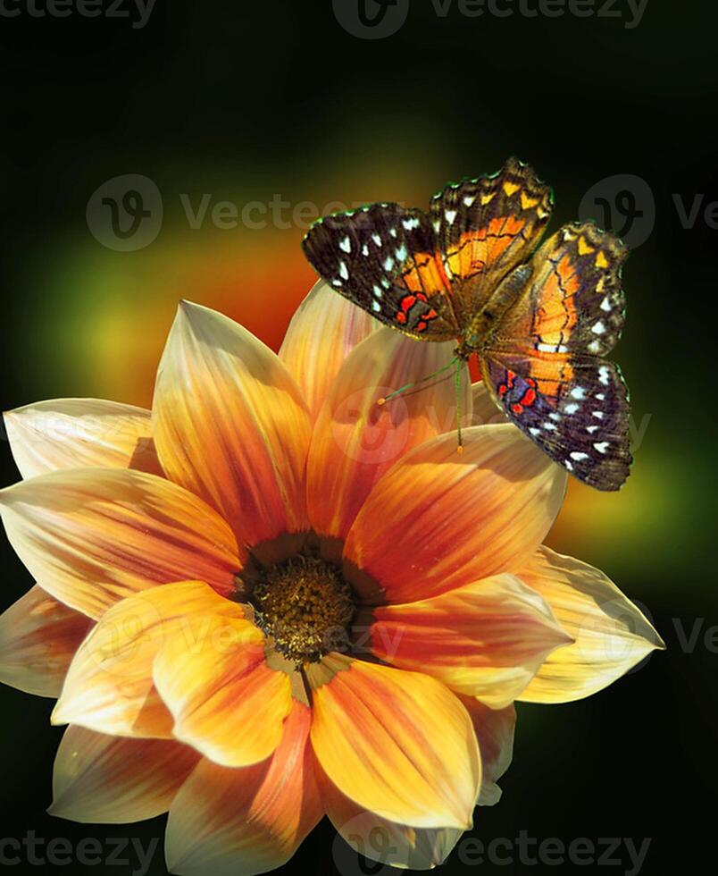 monarca, hermosa mariposa fotografía, hermosa mariposa en flor, macro fotografía, bello naturaleza foto