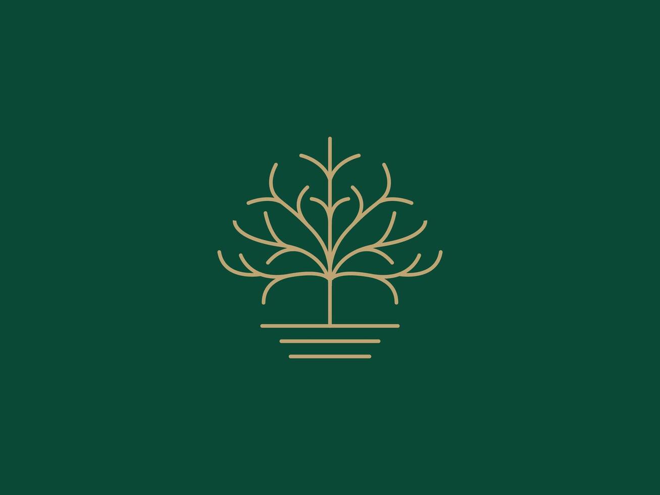 logo modelo para negocio y empresa con roble árbol vector