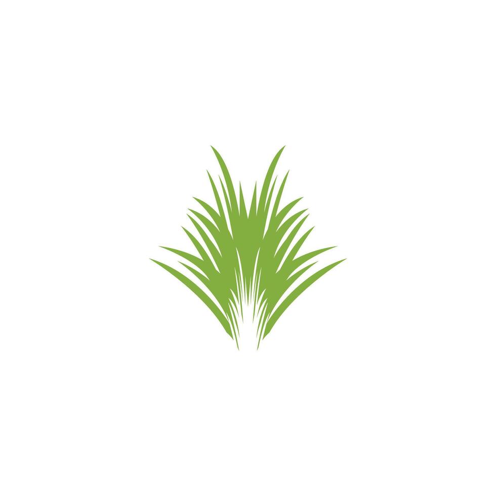 Nature grass icon and symbol vector template