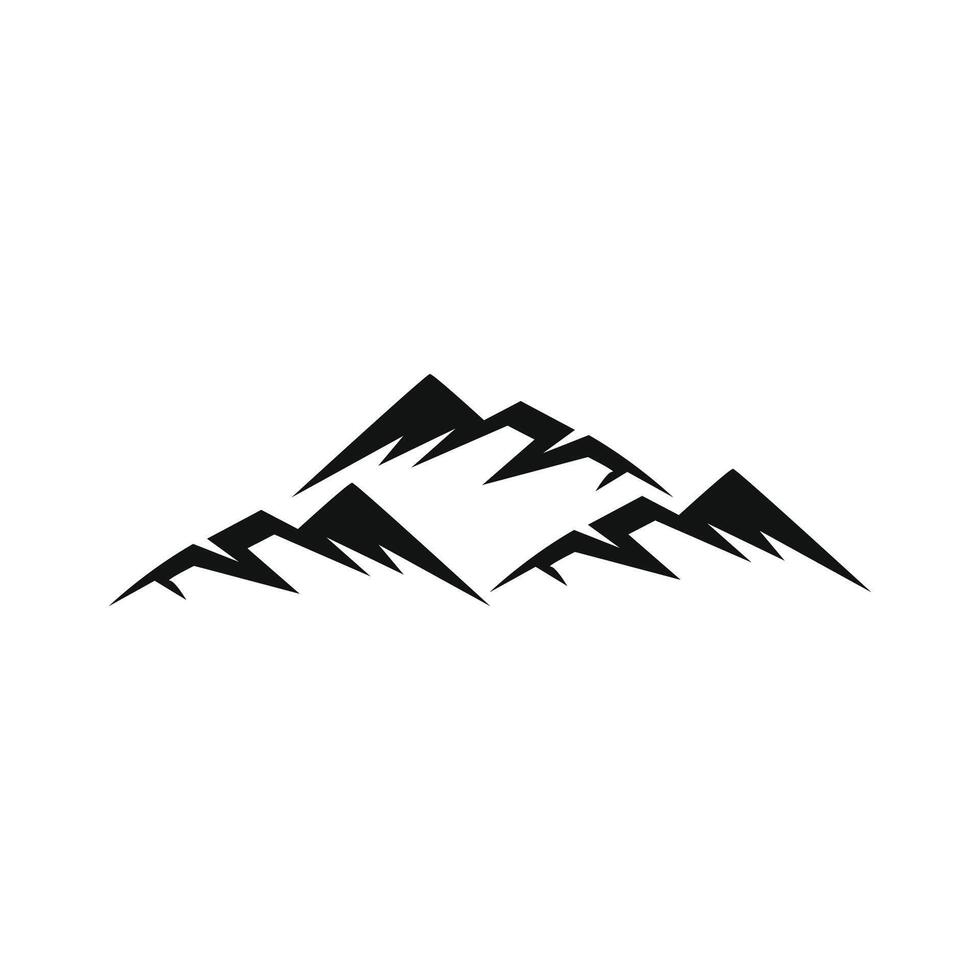 Mountain icon Logo vector