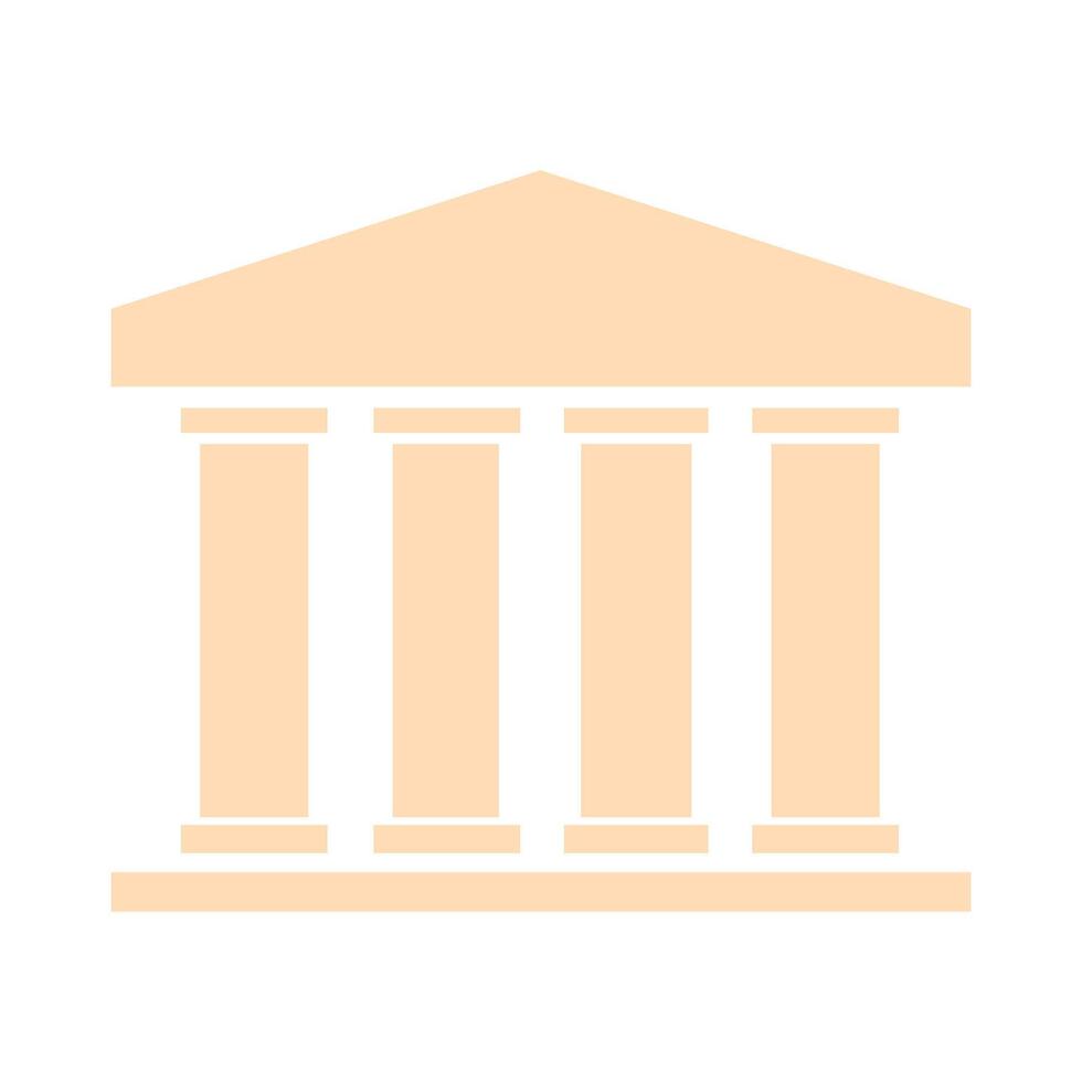 Greek Temple Icon vector