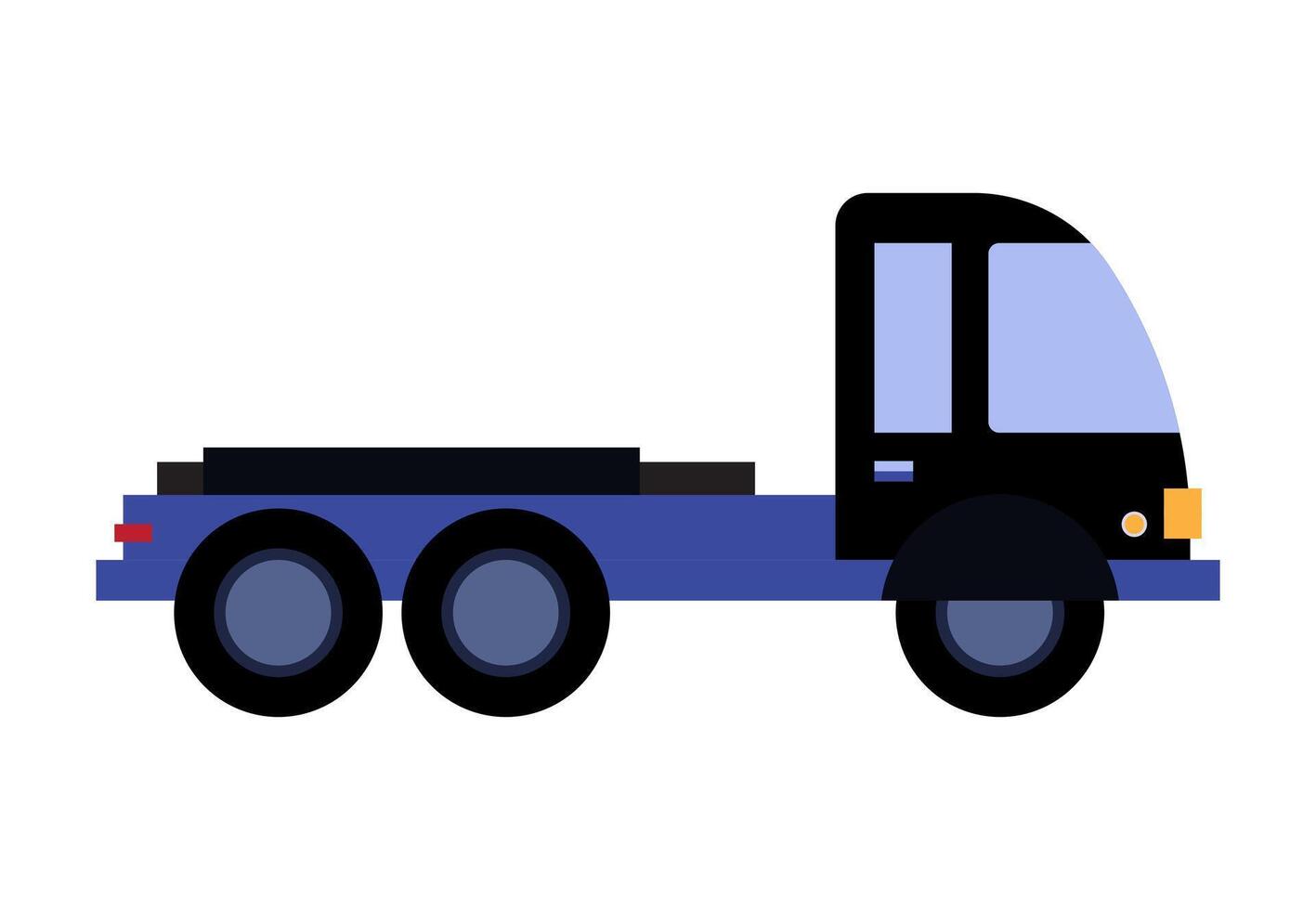 Flatbed Truck Icon vector