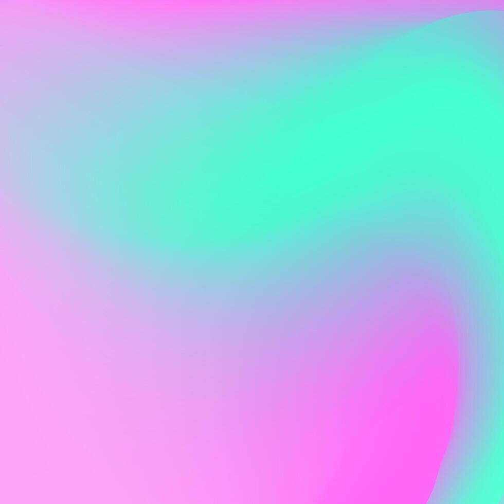 Pink Green Abstract Blurred Gradient Fluid Background vector