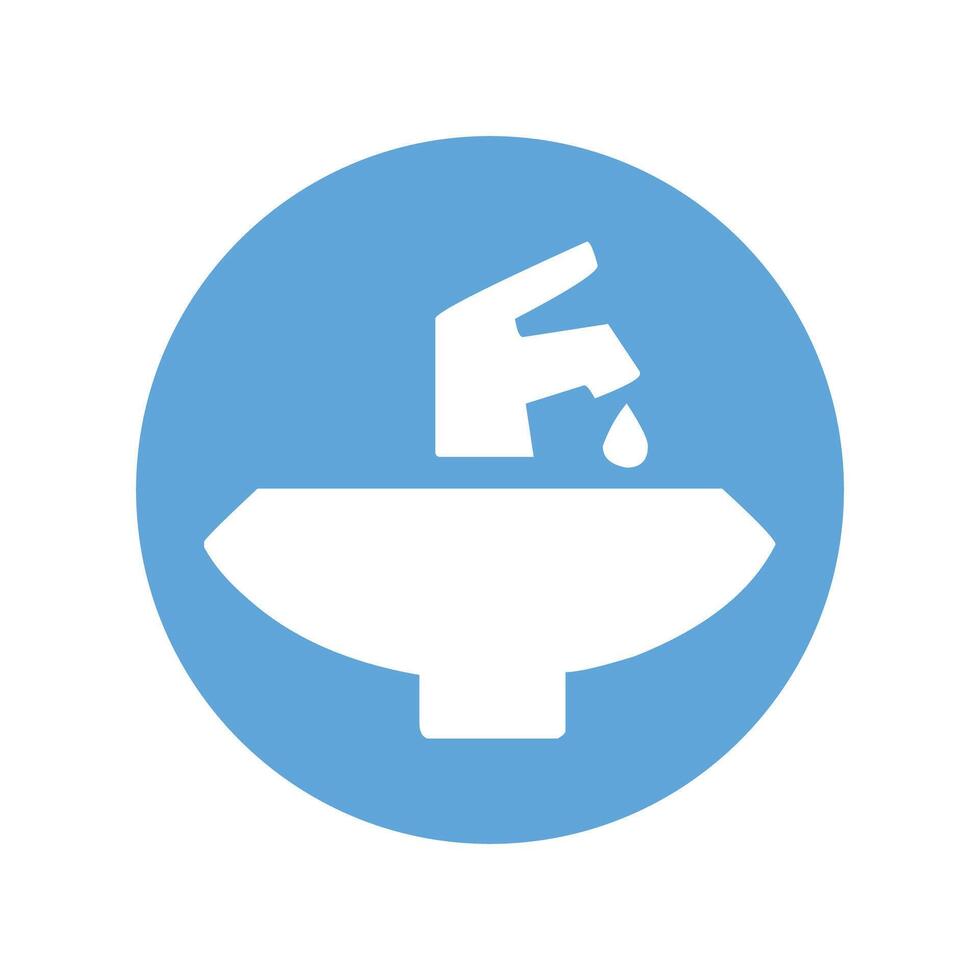 Sink Washbasin Icon Vector Illustration