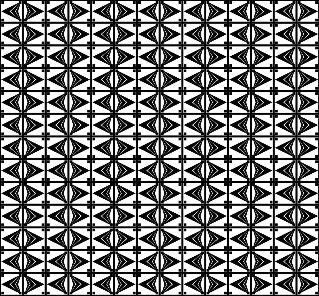 Black And White Geometric Arrowhead Pattern Background vector