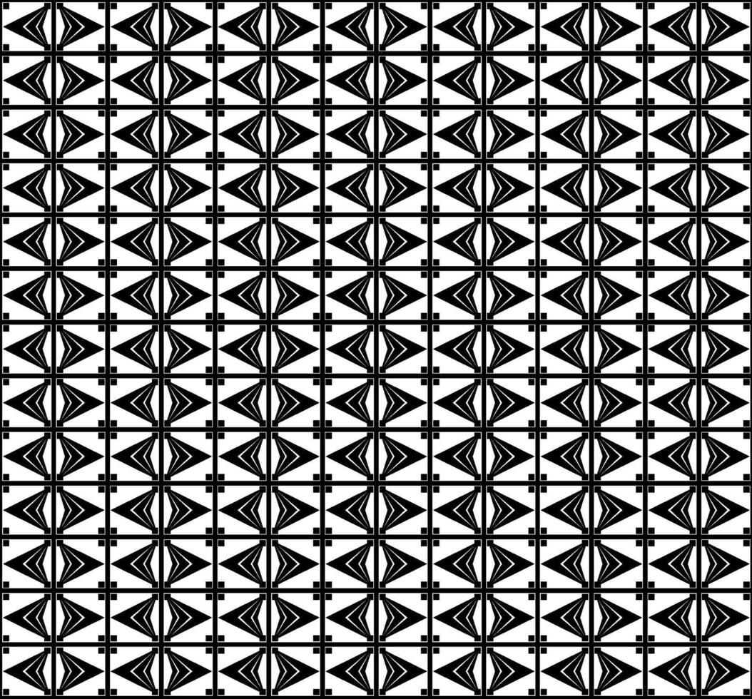 Black And White Geometric Arrowhead Pattern Background vector