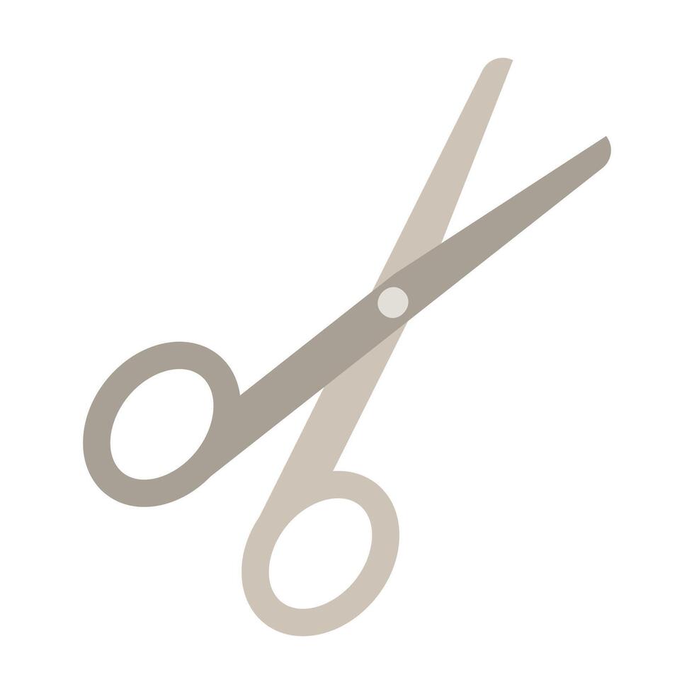 Gray Scissor Icon vector