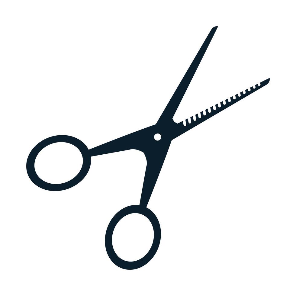 Blue Scissor Icon vector